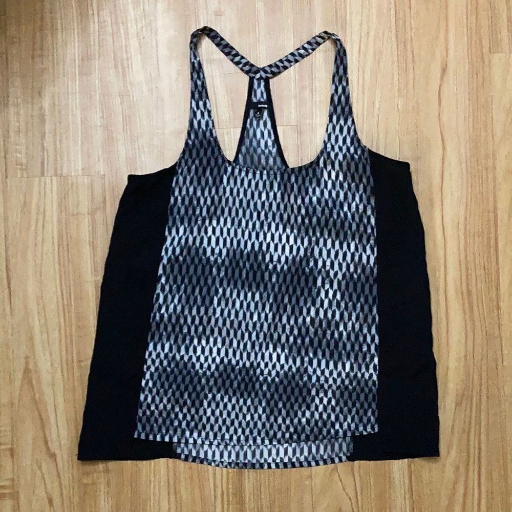Hurley Backless Gray and Black Tank Top